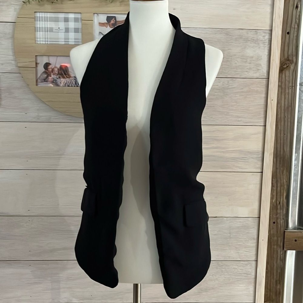 Derek Lam Black Vest XS